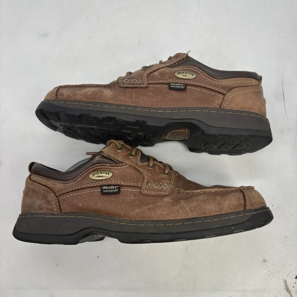 Red Wing Irish Setter Shoes Mens 11.5 D 3818 HUNT Lakeside Boat Shoes Brown